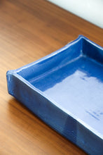 Load image into Gallery viewer, Handmade Ceramic Blue Tray
