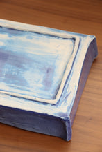 Load image into Gallery viewer, Handmade Ceramic Blue Tray
