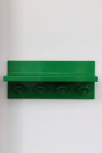 Load image into Gallery viewer, 1970&#39;s Green Plastic Coat Rack Shelf By Kartell
