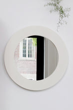 Load image into Gallery viewer, Round White Framed Mirror
