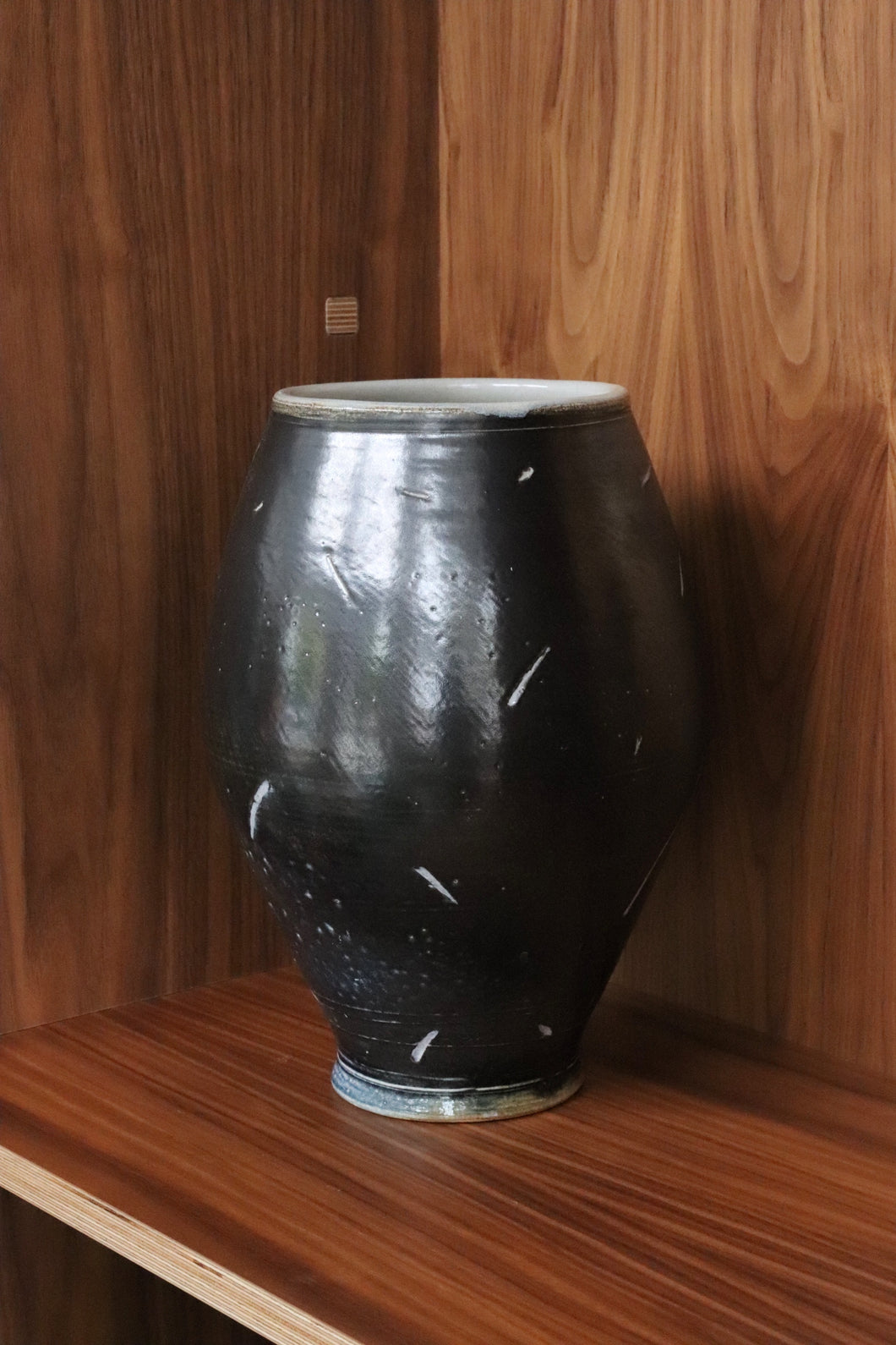 XL Studio Pottery Etched Vase