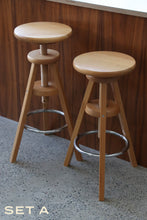 Load image into Gallery viewer, 1990'S IKEA "Ringo" Swivel Stools
