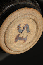 Load image into Gallery viewer, Blue Drip Studio Pottery Vessel
