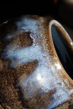 Load image into Gallery viewer, Blue Drip Studio Pottery Vessel
