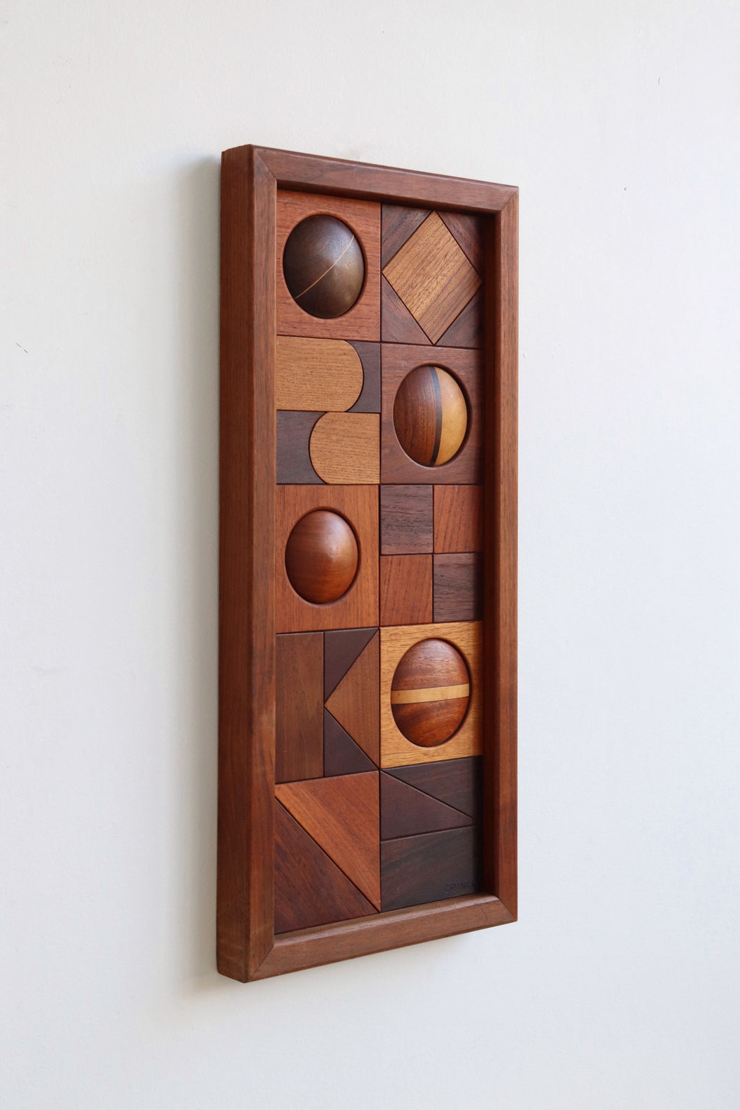 Geometric Wood Assemblage By Dave Criner