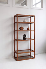Load image into Gallery viewer, Oak &amp; Smoked Glass Shelf
