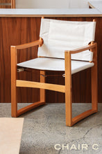 Load image into Gallery viewer, Beech &amp; Canvas Safari Chair
