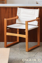 Load image into Gallery viewer, Beech &amp; Canvas Safari Chair
