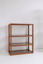 Load image into Gallery viewer, Short Oak &amp; Smoked Glass Shelf
