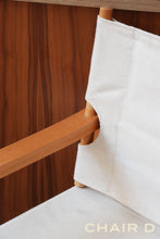 Load image into Gallery viewer, Beech &amp; Canvas Safari Chair
