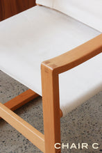 Load image into Gallery viewer, Beech &amp; Canvas Safari Chair
