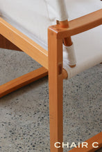 Load image into Gallery viewer, Beech &amp; Canvas Safari Chair
