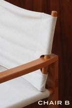 Load image into Gallery viewer, Beech &amp; Canvas Safari Chair

