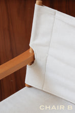 Load image into Gallery viewer, Beech &amp; Canvas Safari Chair
