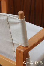 Load image into Gallery viewer, Beech &amp; Canvas Safari Chair
