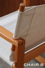 Load image into Gallery viewer, Beech &amp; Canvas Safari Chair
