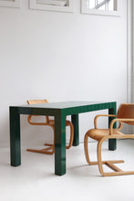 Load image into Gallery viewer, 1980&#39;s Kelly Green Laminate Parsons Dining Table
