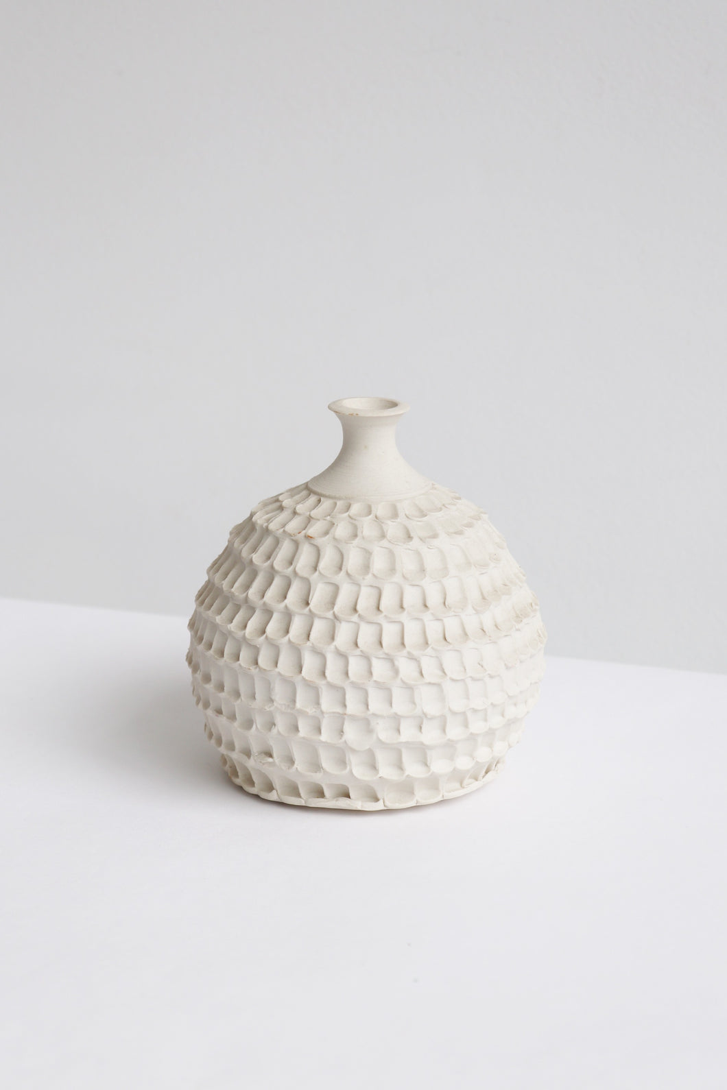 Studio Pottery Textured Weedpot