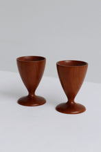 Load image into Gallery viewer, Teak Candle Stick Holders
