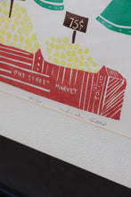 Load image into Gallery viewer, "PIKE STREET MARKET" Block Print
