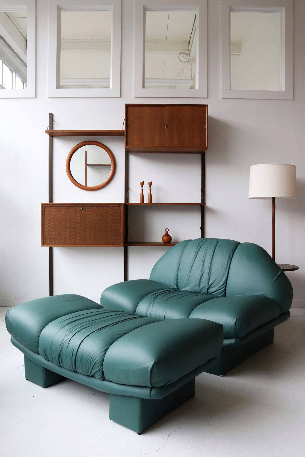Post Modern XXL Chair & Ottoman