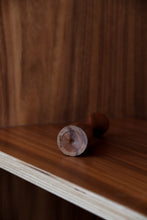 Load image into Gallery viewer, Mini Sculpted Teak Candle Holder
