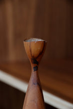 Load image into Gallery viewer, Mini Sculpted Teak Candle Holder
