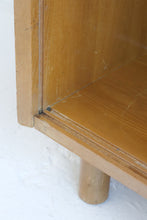 Load image into Gallery viewer, Small Mid Century Glass Bookcase

