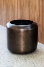 Load image into Gallery viewer, Copper Finish Cylinder Planter By Paul Mayen
