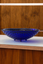 Load image into Gallery viewer, Cobalt Hobnail Glass Bowl
