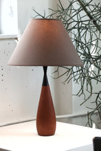 Load image into Gallery viewer, Mid Century Teak Bowling Pin Lamp
