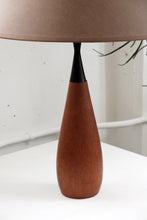 Load image into Gallery viewer, Mid Century Teak Bowling Pin Lamp
