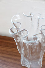 Load image into Gallery viewer, Handblown Glass Ruffle Vase
