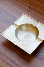 Load image into Gallery viewer, Square Brass Ashtray
