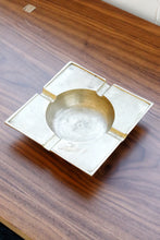 Load image into Gallery viewer, Square Brass Ashtray
