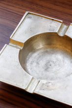 Load image into Gallery viewer, Square Brass Ashtray
