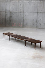 Load image into Gallery viewer, Mid Century Expandable Slatted Bench
