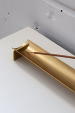 Load image into Gallery viewer, 'ARC' Weatherhead Studio Incense Holder | BRASS
