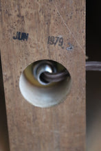 Load image into Gallery viewer, Large 70&#39;s Mid Century Wood Lamp
