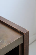 Load image into Gallery viewer, Harry Lunstead Copper Top Console Table
