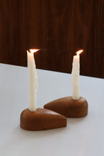 Load image into Gallery viewer, Wood Tear Candlestick Holders
