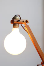 Load image into Gallery viewer, Articulating Wood Clamp Task Lamp
