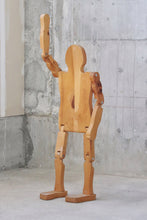 Load image into Gallery viewer, Handmade Articulating Wood Man Figure
