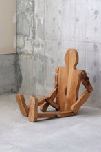 Load image into Gallery viewer, Handmade Articulating Wood Man Figure
