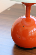 Load image into Gallery viewer, Mini Orange Enamel Desk Lamp
