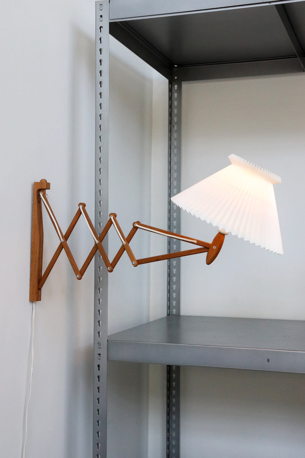 Le Klint Teak Scissor Sconce