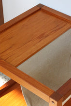 Load image into Gallery viewer, Teak Magazine Sling Side Table
