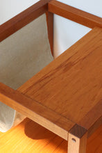 Load image into Gallery viewer, Teak Magazine Sling Side Table
