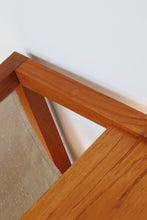 Load image into Gallery viewer, Teak Magazine Sling Side Table
