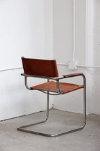 Load image into Gallery viewer, Mart Stam Cognac Leather Cantilever Chairs
